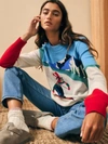 Faherty Mountain Coaster Wool-blend Sweater In Mountain Coaster