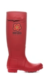 Kenzo X Hunter Wellington Boots In Red