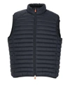 Save The Duck Adam Quilted Padded Gilet In Blue