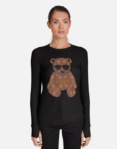 Lauren Moshi Mckinley X Designer Bear In Black