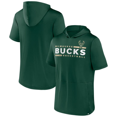 Fanatics Branded Hunter Green Milwaukee Bucks Possession Hoodie T-shirt