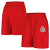 HYPE AND VICE HYPE AND VICE SCARLET OHIO STATE BUCKEYES POCKET HIT GRAND SLAM WAFFLE SHORTS