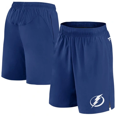 Fanatics Branded  Blue Tampa Bay Lightning Authentic Pro Tech Shorts