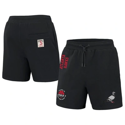 Staple Nba X  Black Atlanta Hawks Home Team Shorts