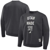 STAPLE NBA X STAPLE ANTHRACITE UTAH JAZZ PLUSH PULLOVER SWEATSHIRT