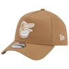 New Era Khaki Baltimore Orioles A-frame 9forty Adjustable Hat In Khaki
