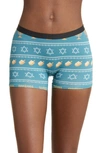 Meundies Boyshort Briefs In Hanukkah Sweater