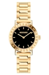 Missoni Women's M2 Gold Ion Plated Stainless Steel Bracelet Watch 35mm In Ip Yellow Gold