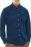 Barbour Geston Gingham Tailored Button-down Shirt In Green