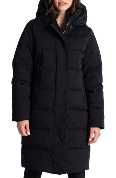 Lole Après Waterproof Down Parka In Black