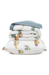 Little Unicorn Toddler Cotton Muslin Bedding Set In Trucks