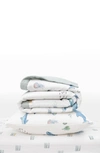 Little Unicorn Toddler Cotton Muslin Bedding Set In Whales