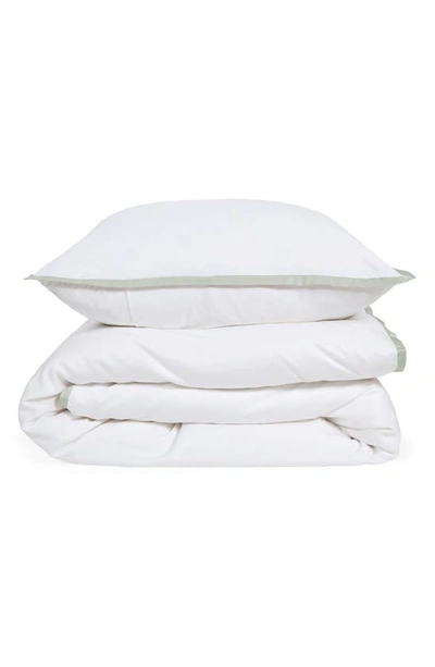 Pom Pom At Home Langston Sateen Duvet & Shams Collection In Seaglass