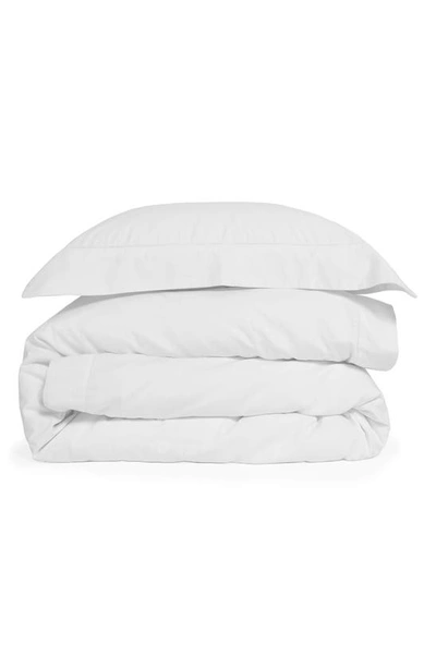 Pom Pom At Home Classico Cotton Sateen Duvet Cover & Sham Set In White