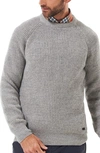 Barbour Horseford Wool Crewneck Sweater In Gray