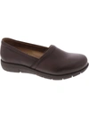 SOFTWALK ADORA WOMENS LEATHER SLIP-ON LOAFERS