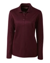 Clique L/s Ice Lady Pique Polo Shirt In Red
