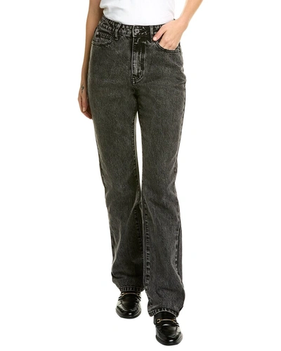 Weworewhat High-rise Straight Leg Pant In Black