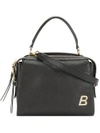 BALLY letter plaque structured tote,CALFLEATHER100%
