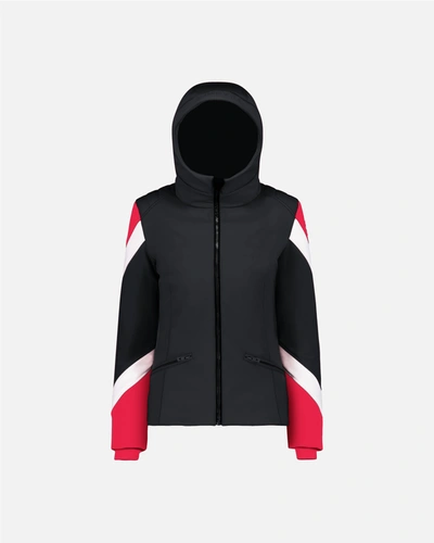 Vuarnet Fujico Softshell Jacket In Black/red