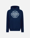 Vuarnet Outline Cotton Hoodie In Navy