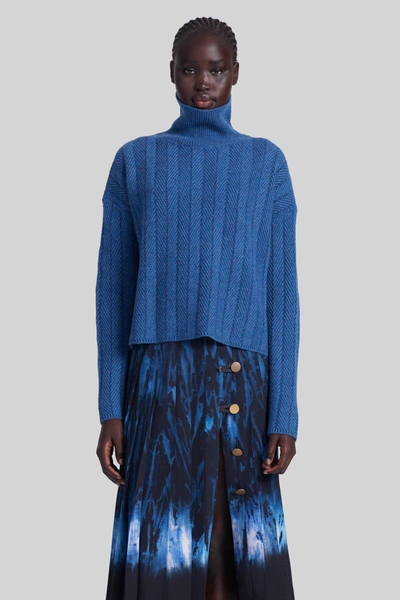 Altuzarra Terence Cashmere Jumper In Denim Blue/ Ultramarine