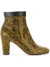 CHIE MIHARA embroidered zipped boots,ABBYPSNOWOLIVA12177856