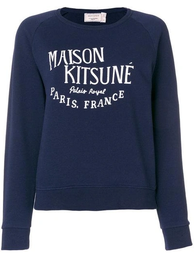 Maison Kitsuné 标志印花套头衫