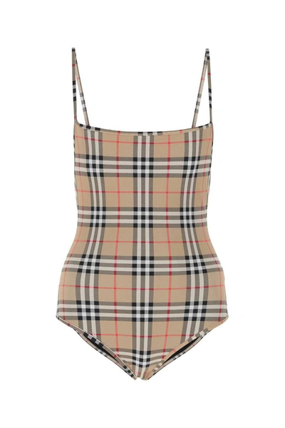 Burberry Swimsuits In Checked