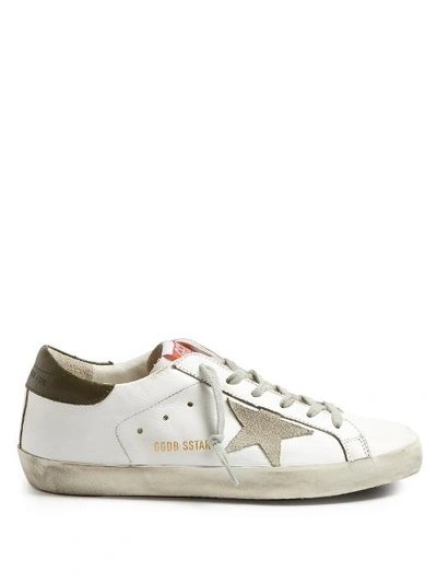 Golden Goose Super Star Low-top Leather Trainers In White Multi
