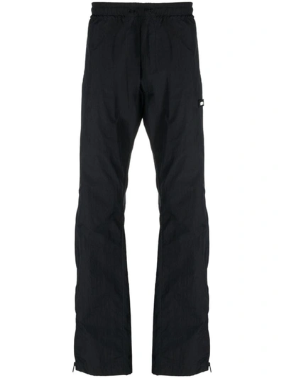 032c Double Shift Cotton Utility Trousers In Black