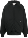 Alyx Logo-embroidered Hooded Bomber Jacket In Black
