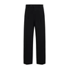 Auralee High-waisted Tailored Wool Trousers In Black