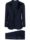 Boglioli Peak-lapels Single-breasted Suit In Blue