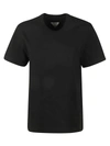 Bottega Veneta Black Crew-neck T-shirt In Cotton In Black