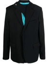 Botter Concealed-front Fastening Blazer In Black