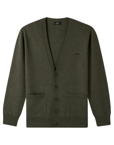 Apc A.p.c. Wool Knitwear. In Kaky