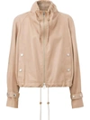 BURBERRY BURBERRY CROPPED LEATHER JACKET