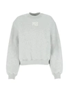 Alexander Wang Grey Cotton Sweatshirt In Gray