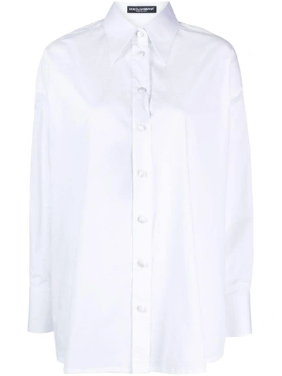 Dolce & Gabbana Cotton Shirt In White