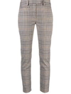 DONDUP DONDUP PERFECT CHECKED CROP TROUSERS