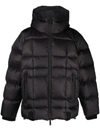 Dsquared2 Logo-print Padded Jacket In Black