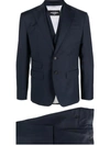 Dsquared2 Single-breasted Three-piece Suit In Blue