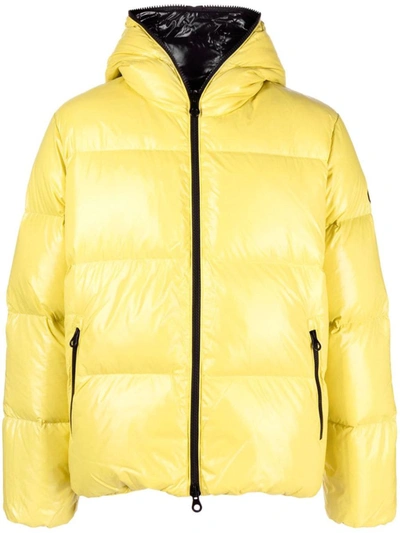 Duvetica Auva Short Down Jacket In Yellow