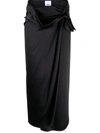 Erika Cavallini Loryan Long Skirt In Black
