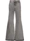 Etro Logo-embroidered Basic Flared Jeans In Black