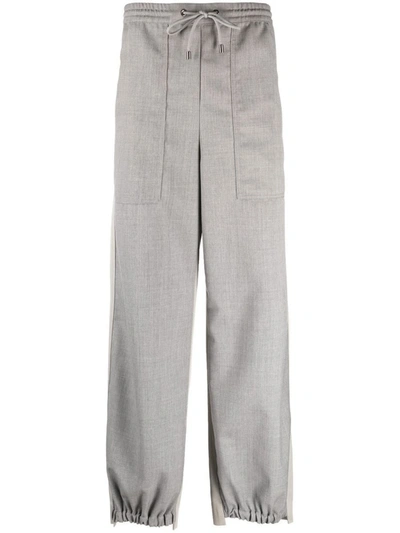 Etro Wool Trousers In Grey
