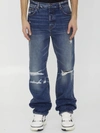 AMIRI FRACTURED STRAIGHT JEANS