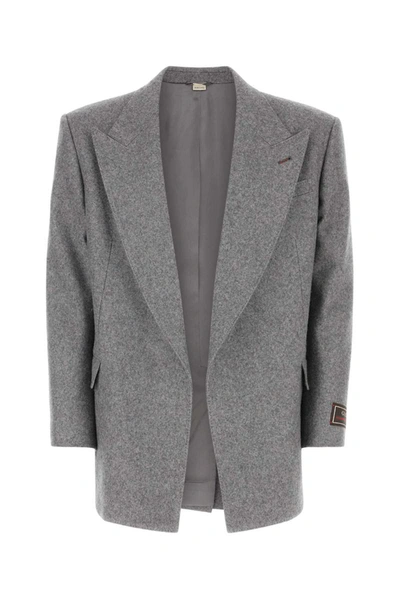 Gucci Jackets And Vests In Grey