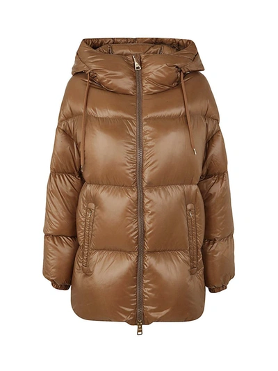 Herno Oversize Ultralight Nylon Parka In Brown